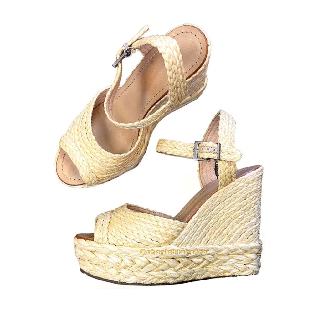 Schutz • Belatrix Platform Wedge Espadrille Sandal